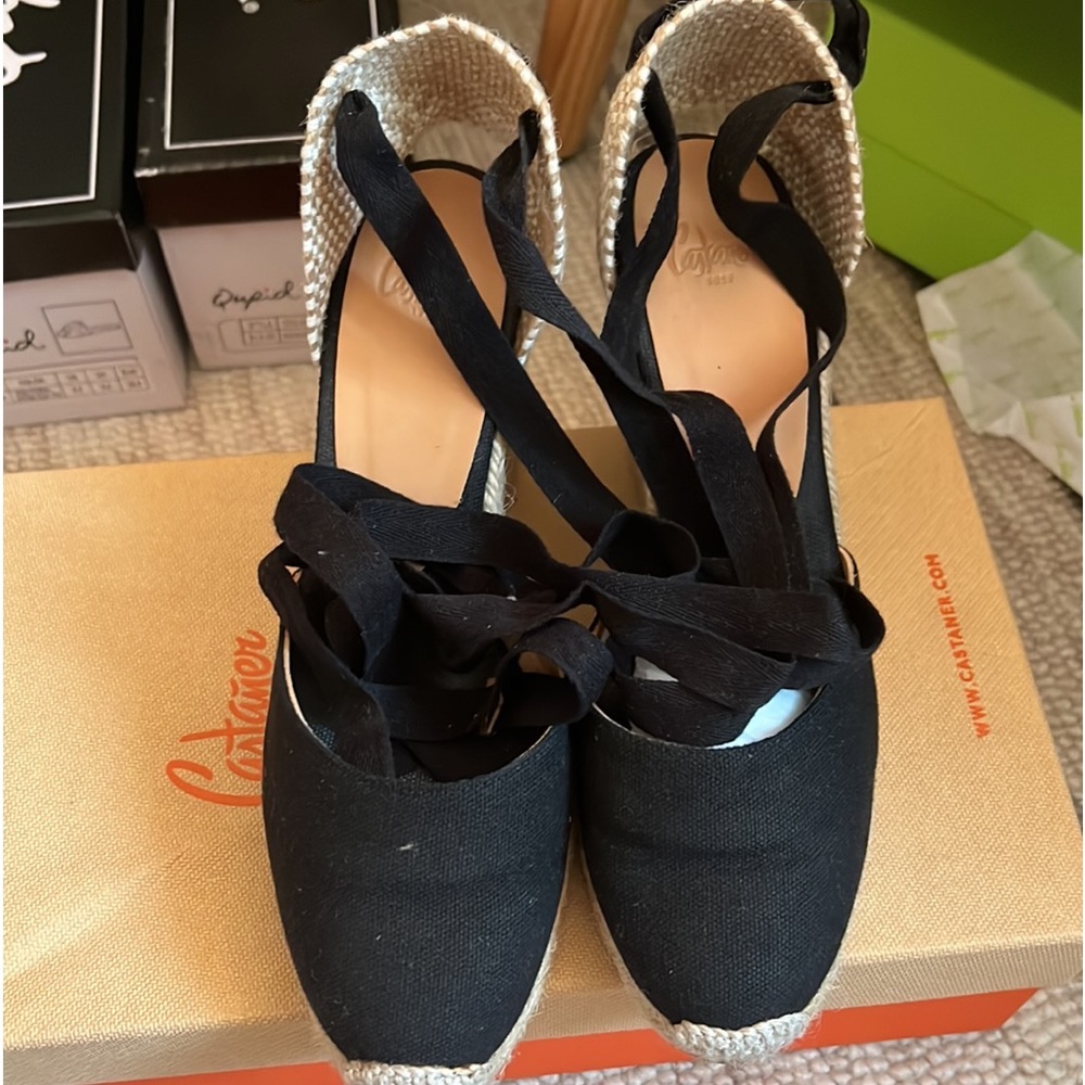 Castaner Espadrilles Sz 38. Worn once there were too big for me.